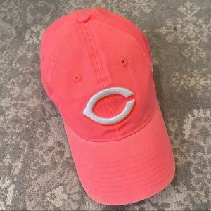 Cincinnati Reds Womens Pink Ballcap Hat